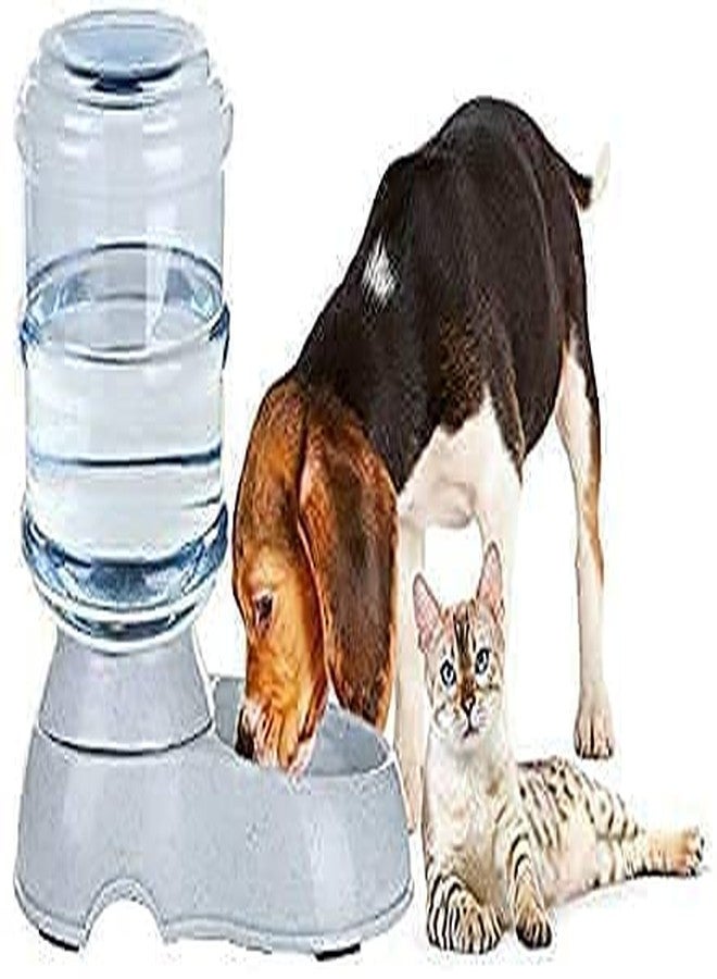 PLUMAZE Pet Water Dispenser Self-Dispensing for Cats, Dogs, Birds Automatic Gravity Pet Feeder Waterer with Large Capacity 3.8L - Image 3